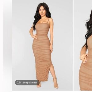 Fashion Nova Rushed Body Con Dress XL